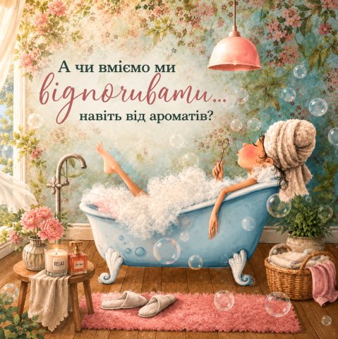 А чи вміємо ми відпочивати  навіть від ароматів?